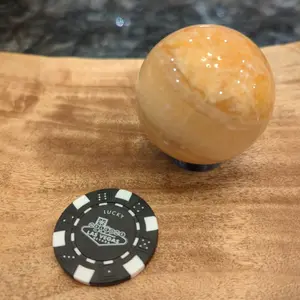 Honey Calcite Crystal Sphere