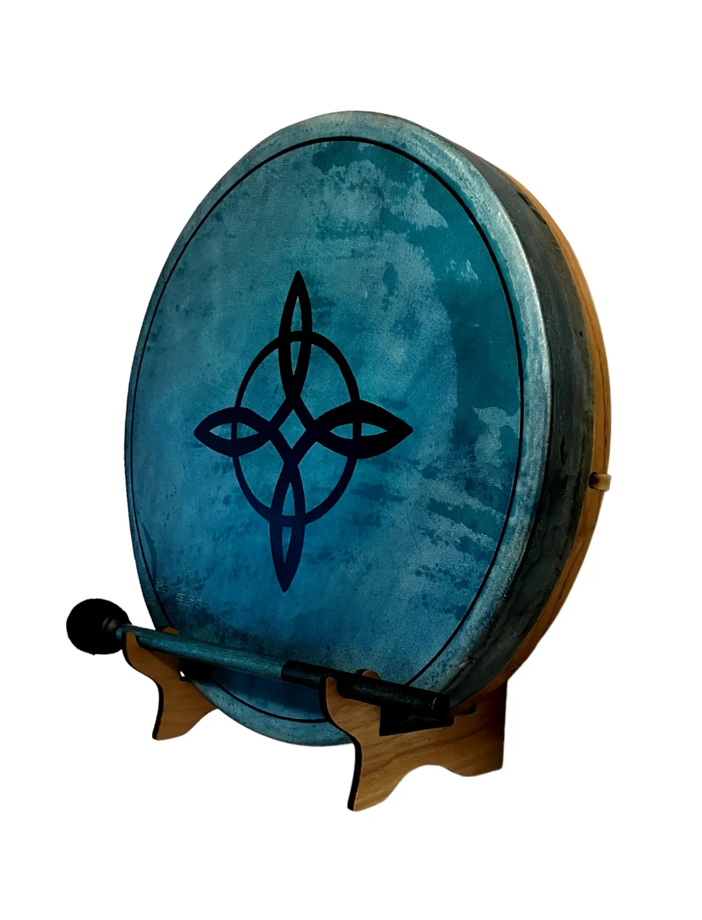 Witches Knot Shaman Frame Drum with matching Beater Mallet