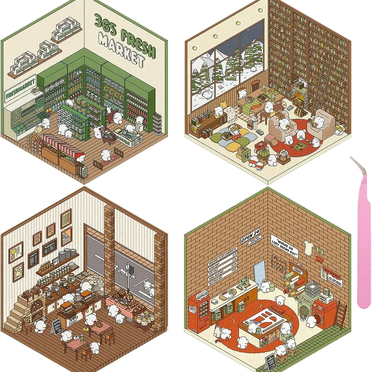 DIY Kit 6 (4 Sets of Stickers)