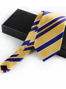 Woven High Density 6cm Stripe Business Tie, Fashionable Durable Design, Perfect for Formal Occasions and Professional Wear, Striped Print Tie