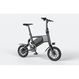 Glarewheel  Urban Fashion Foldable Easy Carry Electric Bike, Black