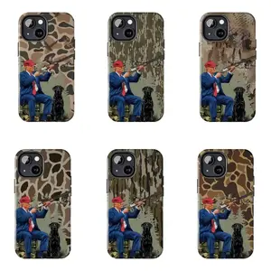Trump Hunter Camo Phone Case, Hunter Phone case, Old School Camo Hunter, Trump Hunter Season , IP 15 14 13 12 11 Pro Max Plus X