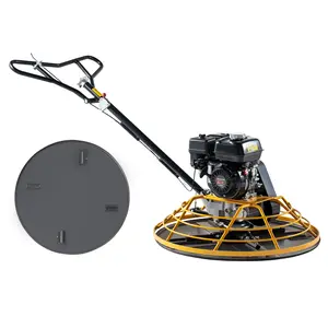 AMERLIFE 24"/35" Power Trowel, 5.5 HP Honda Engine with Float Pan, Walk-Behind Concrete Trowel with 4 Blades, Heavy Duty Gas-Powered Commercial Screed Cement Surface Finisher