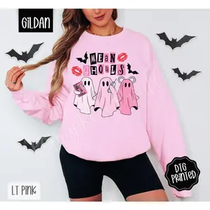 Mean Ghouls Sweatshirt, Trendy Halloween Sweatshirt