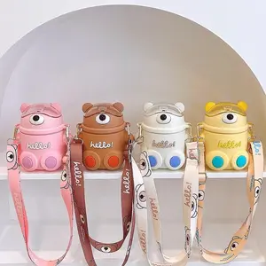 Hello Bear Thermo Cups - Vacuum Flask for Hot and Cold Beverages - Flasks, Drinkware