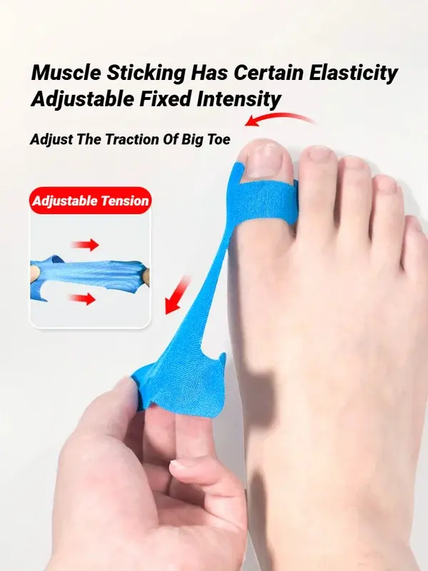 Walk Pain-Free Again! Our Pre-Cut Hallux Valgus Tape Works Like Magic Skip the Messy Tape Cuts: Our Pre-Cut Strips Fix Hallux Valgus in Seconds