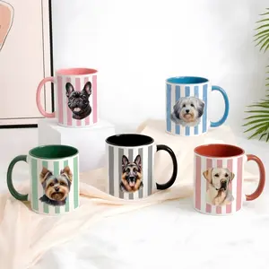 Personalized Watercolor Dog Mug, Pet Portrait Gift, Dog Mug, Cat Lover, Custom Memorial Dog Mug, Dog Lover Gift, Dog Mom Gift