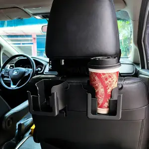 Multifunctional Car Seat Back Storage Rack, Car Backseat Organizer with Cup Holder, Phone Stand, Hooks, Space Saving Design, Durable Structure, High Quality Material