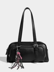 Large Capacity Commuter Bag, Versatile Shoulder Crossbody Bag, Fashion Bowling Bread Handbag, Stylish Daily Use Backpack