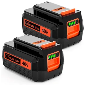 3.0Ah LBX2040 Compatible with Black and Decker 40volt Battery Lithium LBXR36 LBXR2036 LST540 LCS1240 LBX1540 LST136W LST136 LHT2436 Cordless Tools