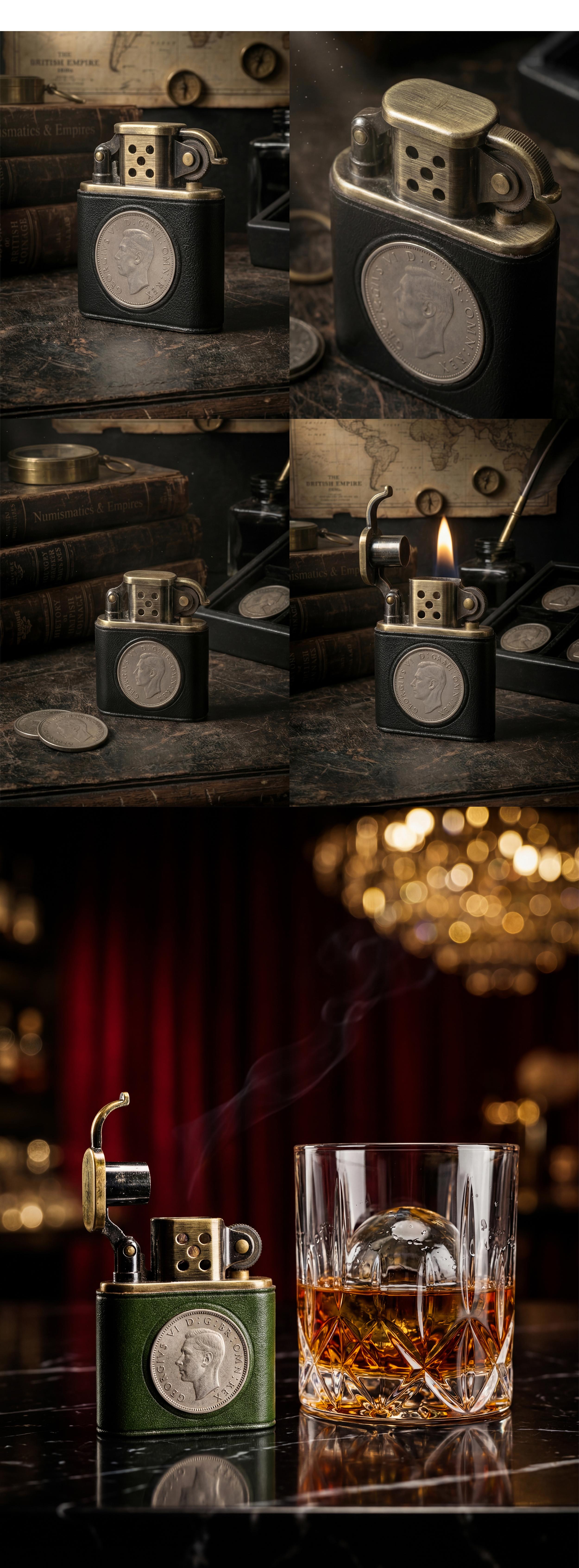 Handmade lighter Creative lighter Birthday gift for men Christmas gift Creative handmade Men's lighter Classic retro lighter Festival Gift for Men Vintage Metal  Lighte Unique Gift for Guys Creative Holiday Present