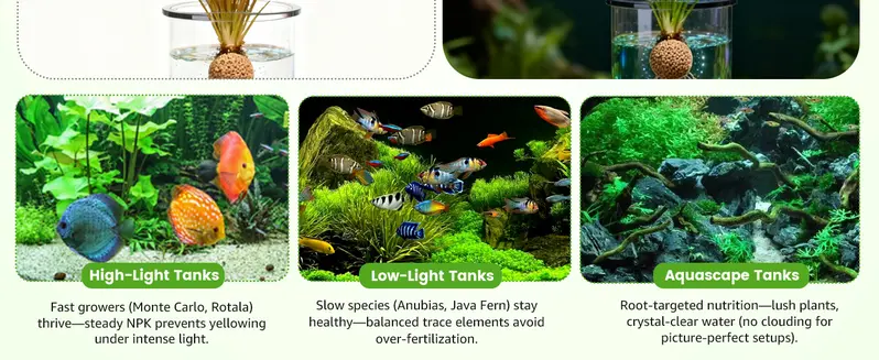 Root Tabs Freshwater Aquarium Plant Fertilizer, Slow-Release 100 Tabs 1g/Tab, Safe for Fish and Shrimp, for Planted Aquarium Substrate