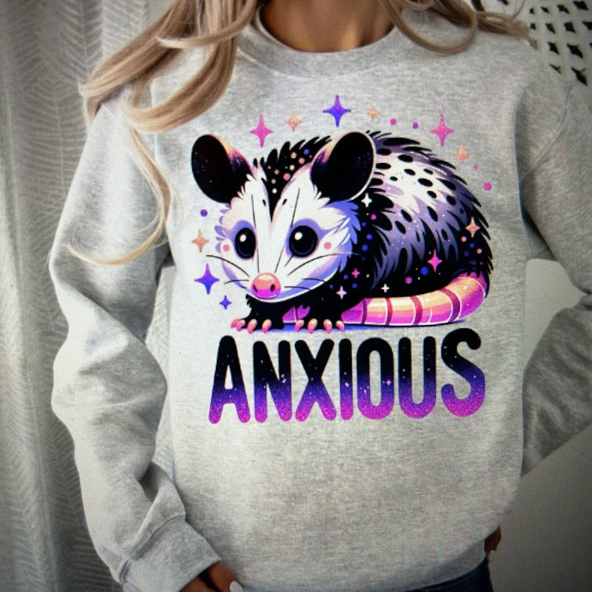 Anxious crewneck