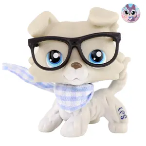 LittlePeta Mini Collie Dog Pets figures Shop for lps collection, Educational & Engaging, PVC Free