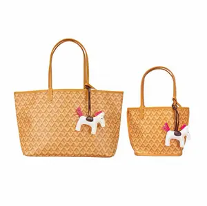 2pcs  NEW tote bag Postman bag Women's shoulder bunsmother single-sided shopping Single shoulder crossbody bag