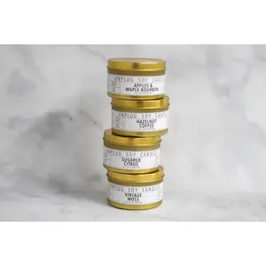 Unplug Gold Tin Candle