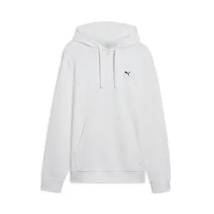 PUMA Mens Essentials Elevated Hoodie Casual Outerwear Casual - White