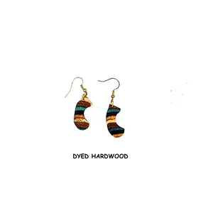 Mixed Hardwood Earring