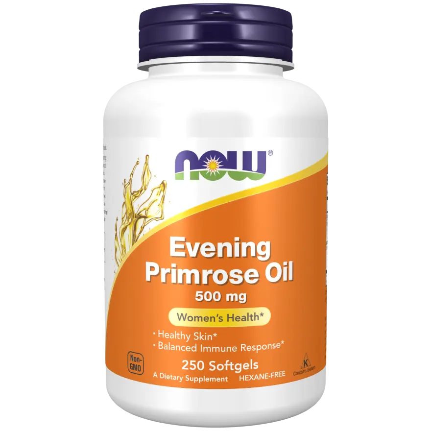 Evening Primrose Oil 500mg - 250 Softgels (NOW Foods)