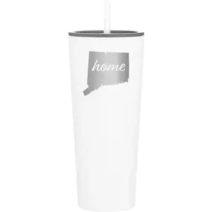 Connecticut Home 20.9 oz Tumbler | White