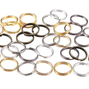 200pcs/pack 4-10mm high quality Jump Rings Split Rings Connectors For Diy Jewelry Finding Making Accessories Small Business Supplies Diy Beading Accessories
