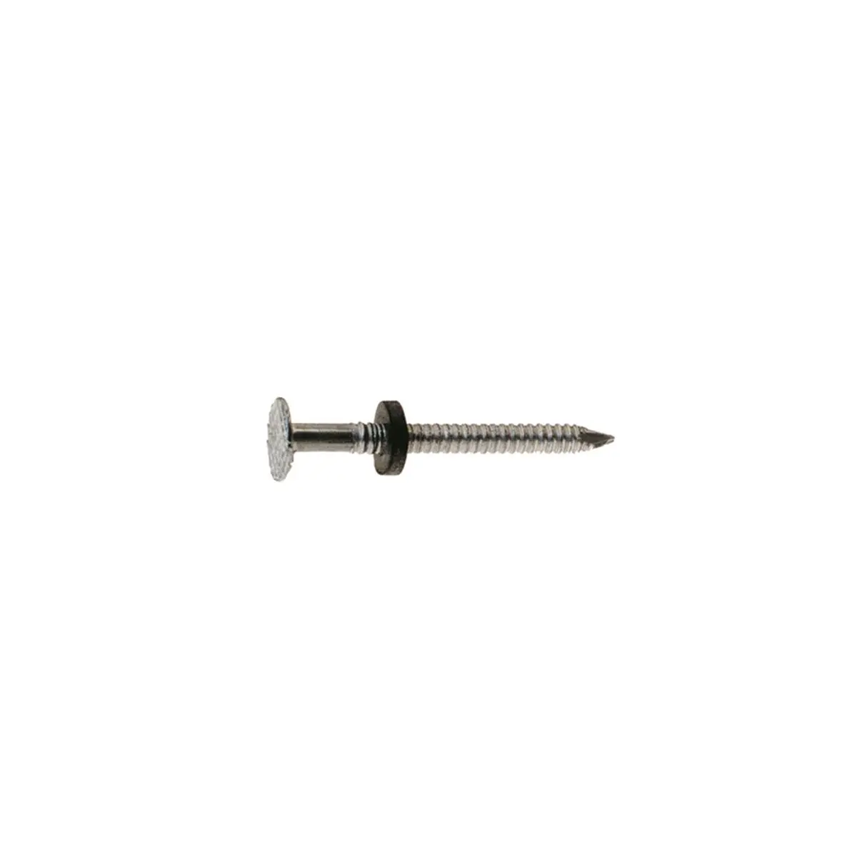 Grip-Rite Galvanized Steel Outdoor Roofing Nails, Flat Head, Ring Shank, 1-3/4 In., 1 Lb., Pack of 12
