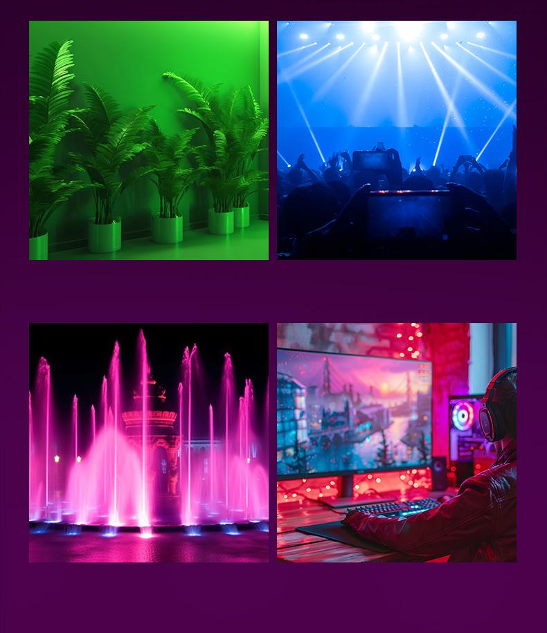 SANSI RGBW LED Outdoor Flood Lights 80W/120W/160W, Energy Efficient, Ideal for Pool Parties, Stage, & Landscape, IP66 Waterproof, 2-Pack, Perfect for Halloween , Halo Landscape Light, Outdoorfun Decorative