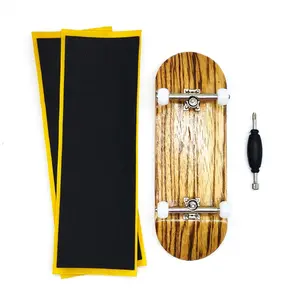 Professional Fingerboard 100x34mm Maple Wood, Unisex Hand Finger Skateboard for Tricks and Stunts, Ideal for Skate Enthusiasts, Fidget Boards
