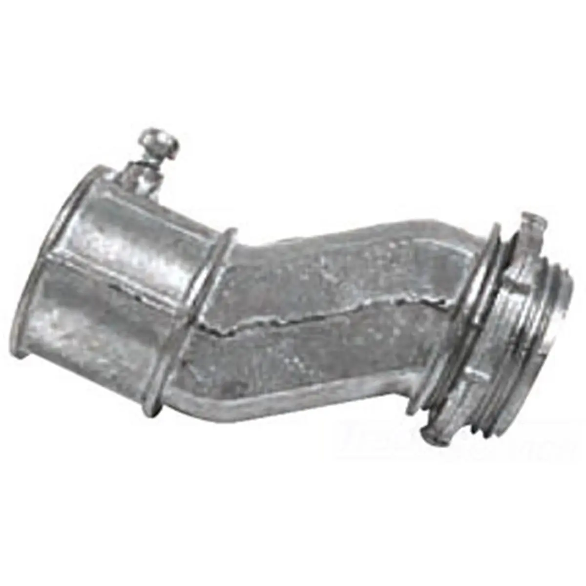 212 MAIN 0.75 in. Offset Pipe Connector, Zinc Die Cast Metal EMT Fitting with Set Screw, Concrete Tight When Taped, Etm Offset Pipe Connector, Houseware Products