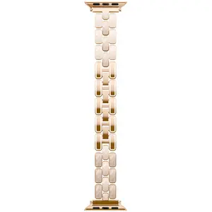 Women's Metal Band for Apple Watch, Luxury Enamel Style with Jewelry Clasp, Fits 38/40/41/42/44/45/46/49mm Iwatch Se/ultra/series 11-1