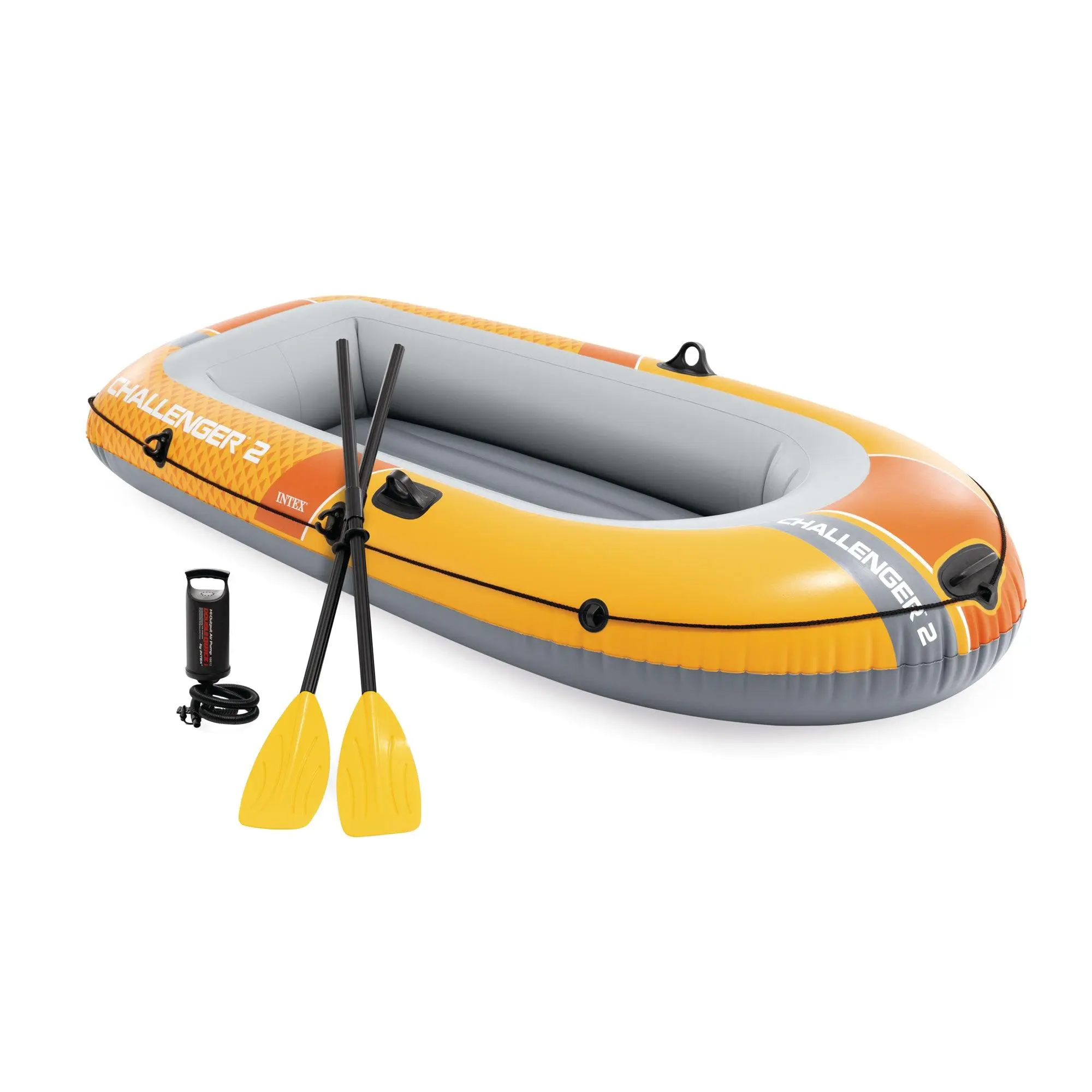 INTEX 66312EP Challenger 2 Inflatable Boat Set with 48" Oars, Pump, & Oar Locks INTEX 66312EP Challenger 2 Inflatable Boat Set with 48" Oars, Pump, & Oar Locks
