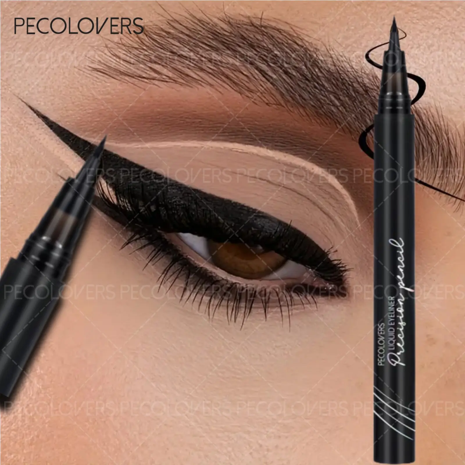 1PC Matte Liquid Eyeliner Waterproof Long-lasting Quick Dry Smudge-Proof Eyeliner Pencil Natural Beauty Natural Eye Makeup Longwear Eyeliner Quick Drying Liner Enhance Eye Makeup Eye Makeup Product