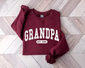 Retro Personalized Grandpa Sweatshirt, Fathers Day Gift, Cool Grandpa Sweatshirt, Gift for Grandparents, Gift for Grandpa, New Grandpa Gift