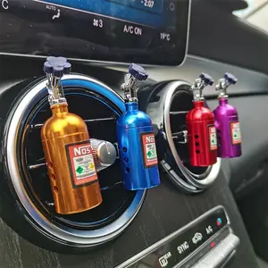 Car Air Freshener NOS Nitrogen Bottle Air Vent Aromatherapy Auto Aroma Outle Perfume Flavoring Fragrances Accessories car air freshener car air freshener car air freshener car air freshener ornament car goodies lotus pattern car coaster