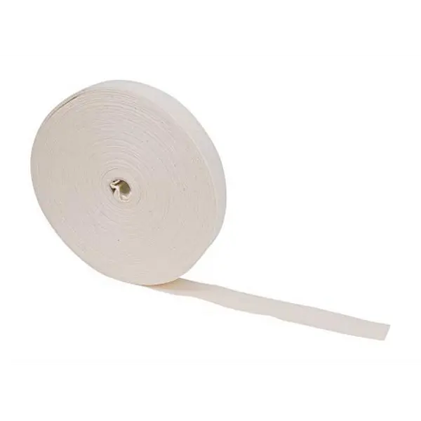 Cotton Twill Tape - Cotton Ribbon Webbing - Soft Cotton Herringbone Tape Cloth Strap for Seam Binding Sewing Trimming