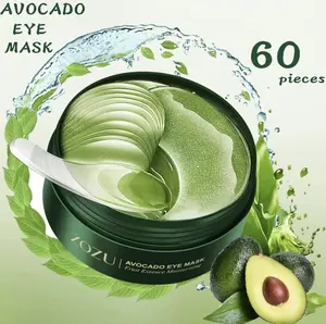 Avocado Eye Mask 60 piece Eye Brightening Patch is suitable for dark circles and puffiness, moisturizing and nourishing eye care facial mask, reducing wrinkles, relieving stress and improving dry eye skin Halloween gift