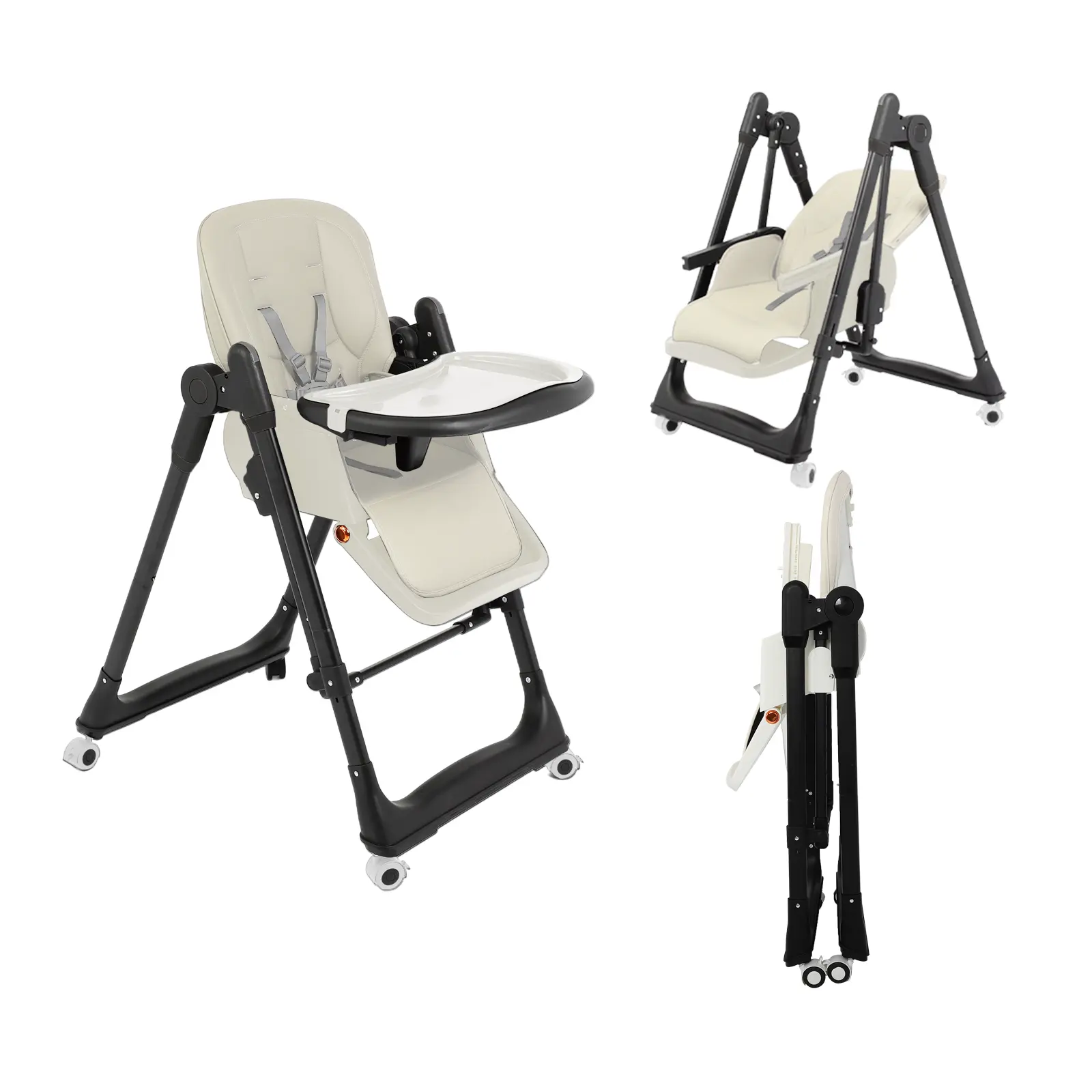 #black and white# Free swivel casters+pallet