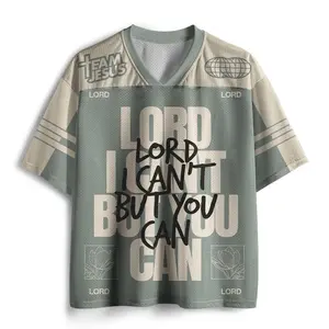Lord I Can't But You Can Christian  Mesh Jersey, Christian Athletic Shirt for Men Women