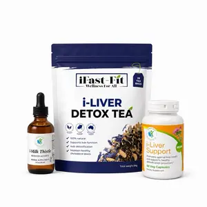 ifastfit 28 Days Liver Cleanse Bundle Protocol Supplement - 30-Day Detox Solution for Comprehensive Liver Health Support - Edible, Healthcare