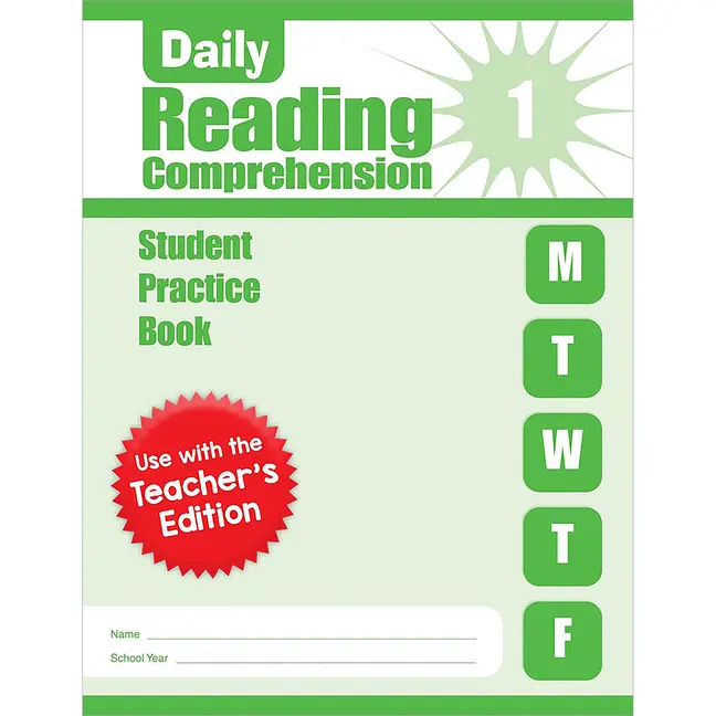 Daily Reading Comprehension, Grade 1 Sb by Evan-Moor Educational Publishers (Paperback)
