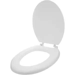 Elongated Padded Seat Soft Foam Soft Close Seat Part for Bay