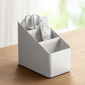 Multifunctional Open Design Storage Box, Portable Desktop Organizer for Controllers, Gaming Desk Accessory, Office, Living Room, Cable Management, Space Saving Solution