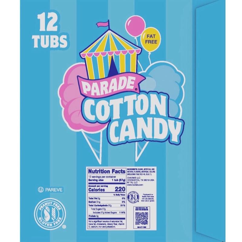 Cotton Candy 2 oz Fat Free 12 pk