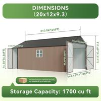 12'x20' Brown/ 5 Packages Shipping