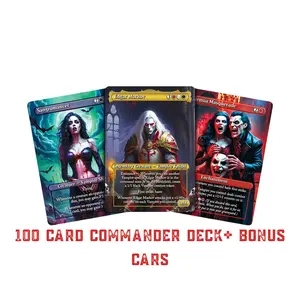 Vampire Commander Deck – 100-Card Ready-to-Play Build | Inspired by Edgar Markov | Custom Art + Extra Cards
