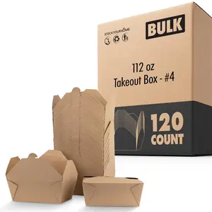 112 oz Takeout Box - #4 (120 Pack)