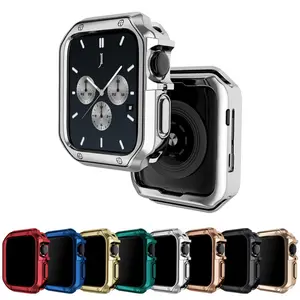 TPU mechanical electroplating protective case is suitable for the iWatch Ultra S10 armor case with anti-drop function of Apple 789 series.