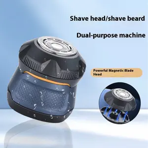 Electric Shaver & Hair Clipper 2-in-1 with 10W Powerful Motor, IPX7, Dual Adjustable Speeds, LED Display, 1400mAh Rechargeable Battery, Large Beard & Head Shaver for Men - Ideal Gift for Boyfriend, Dad, Men, Grooming Essentials  split end trimmer