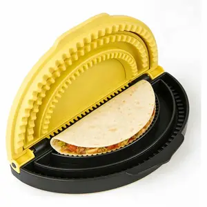 Tortilla Sealer and Crimper for 6, 8, 10 Inch Wraps | 3-in-1 Manual Press for Homemade Burritos, Quesadillas, Tacos, and Calzones