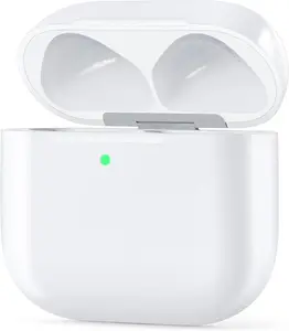 Wireless Charging Case Compatible with AirPods 4, USB-C Port, Charger Case Replacement for AirPods 4, with Bluetooth Pairing Sync Button, Earphones Not Included